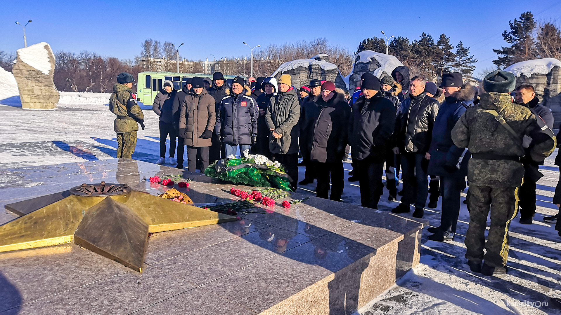 Участники международного турнира по боксу почтили память российских войнов, погибших в Афганистане