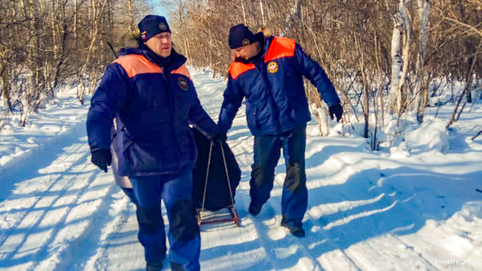 На Хапсоли спасли двух замерзающих комсомольчан
