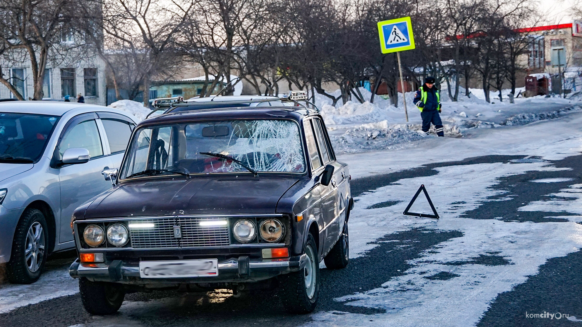 На Павловского Жигули сбили пешехода