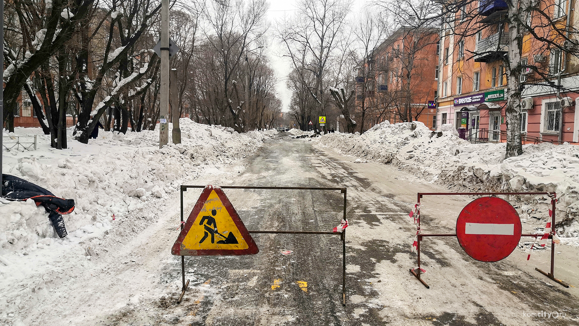 В Комсомольске продолжают рваться трубы водоснабжения — перекрыта Партизанская