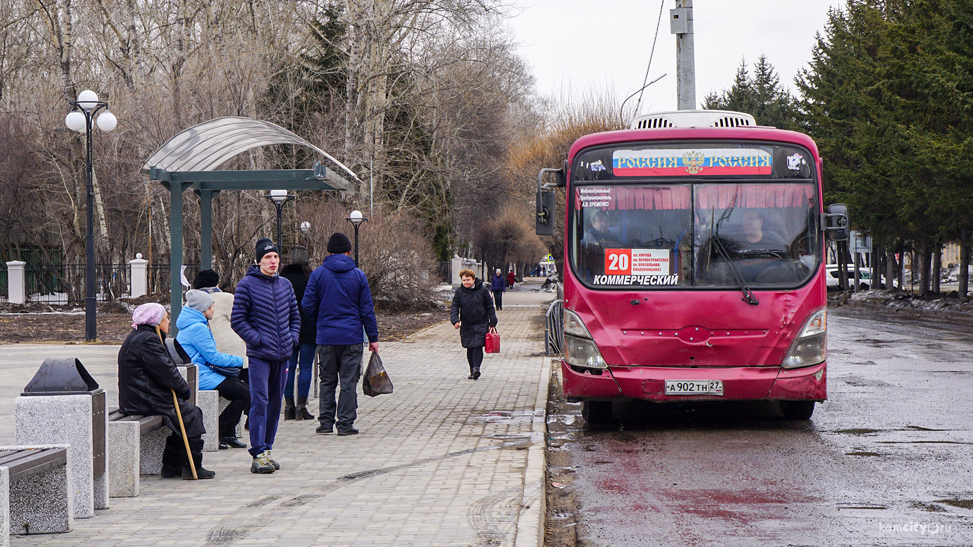 В течение недели автобусы в Комсомольске будут курсировать по графикам выходного дня