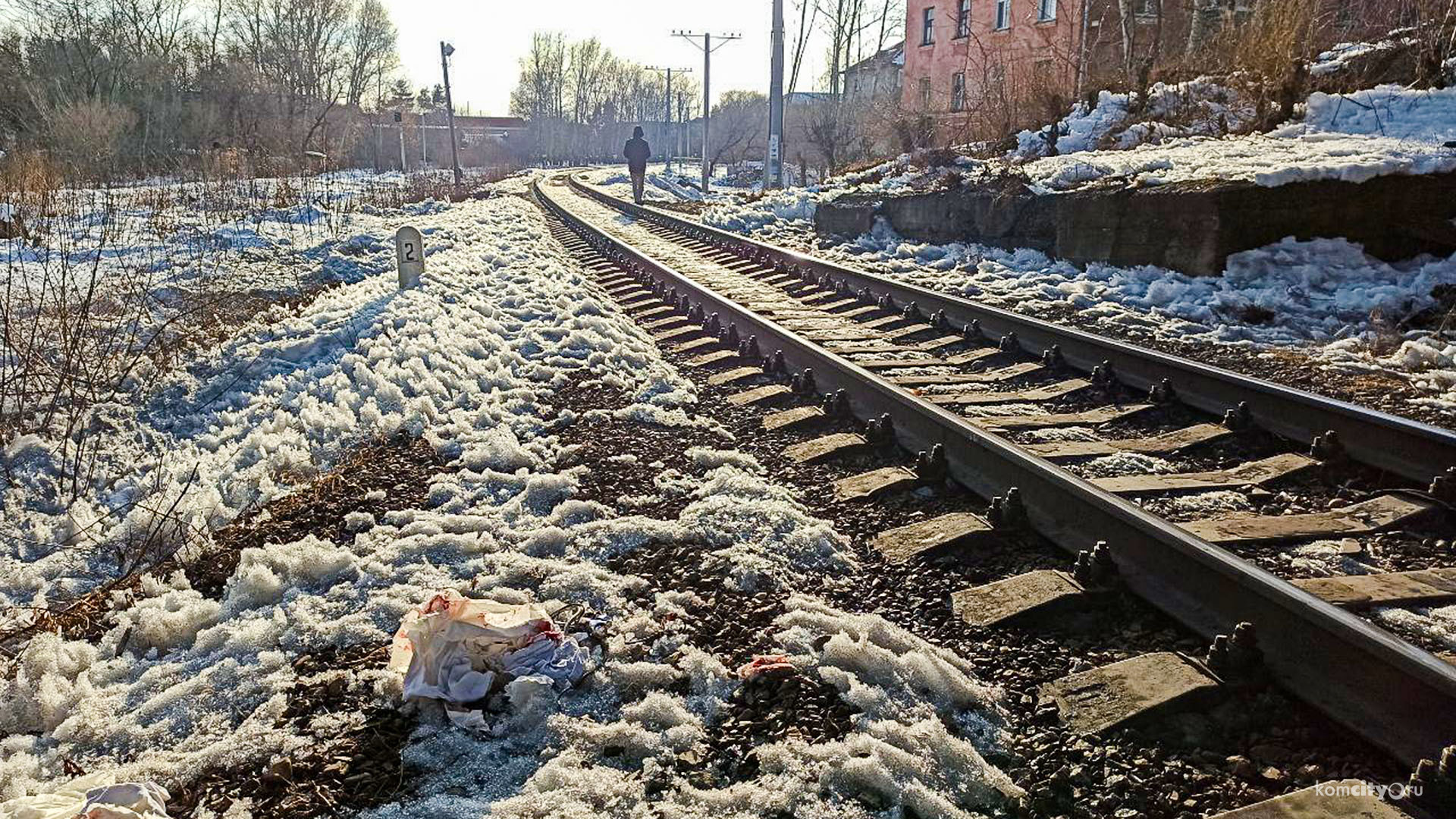 В центре Комсомольска поезд сбил пешехода