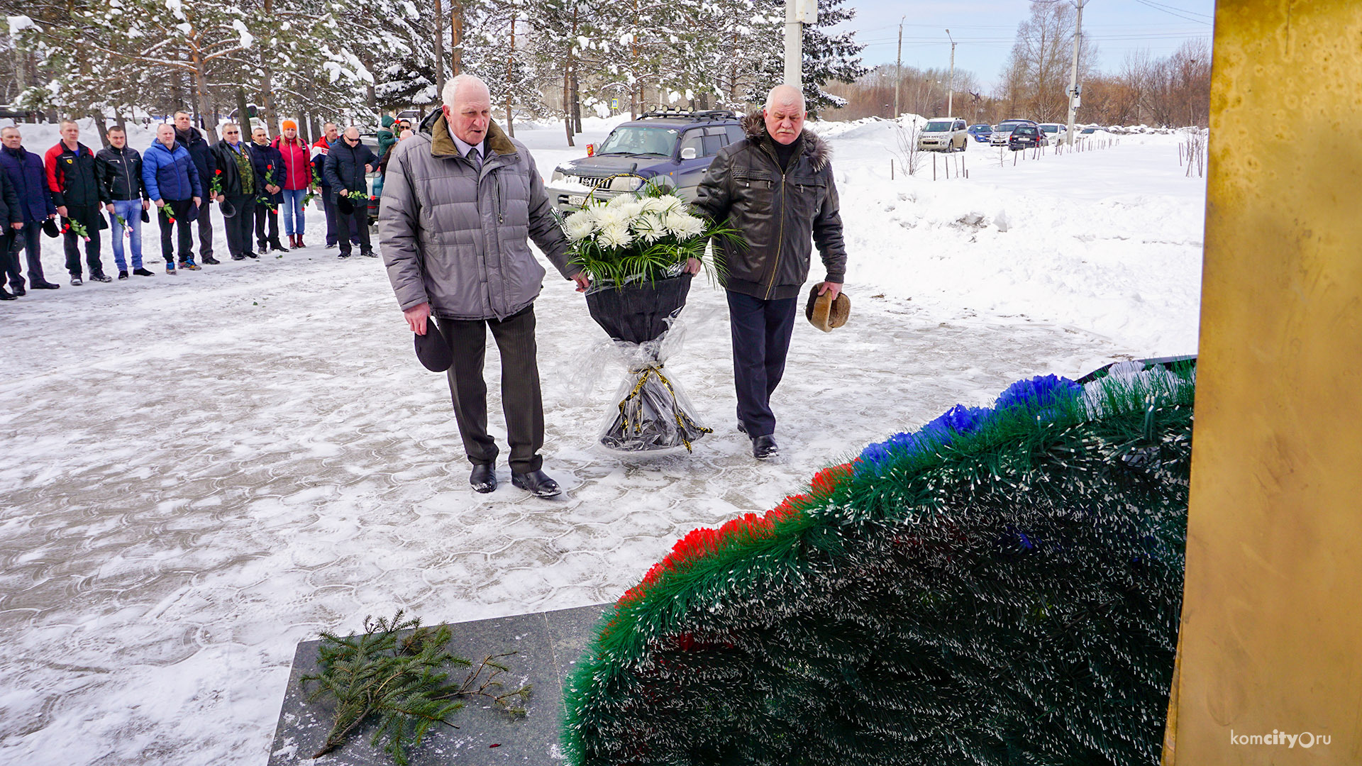 В память о событиях на острове Даманский в Комсомольске возложили цветы