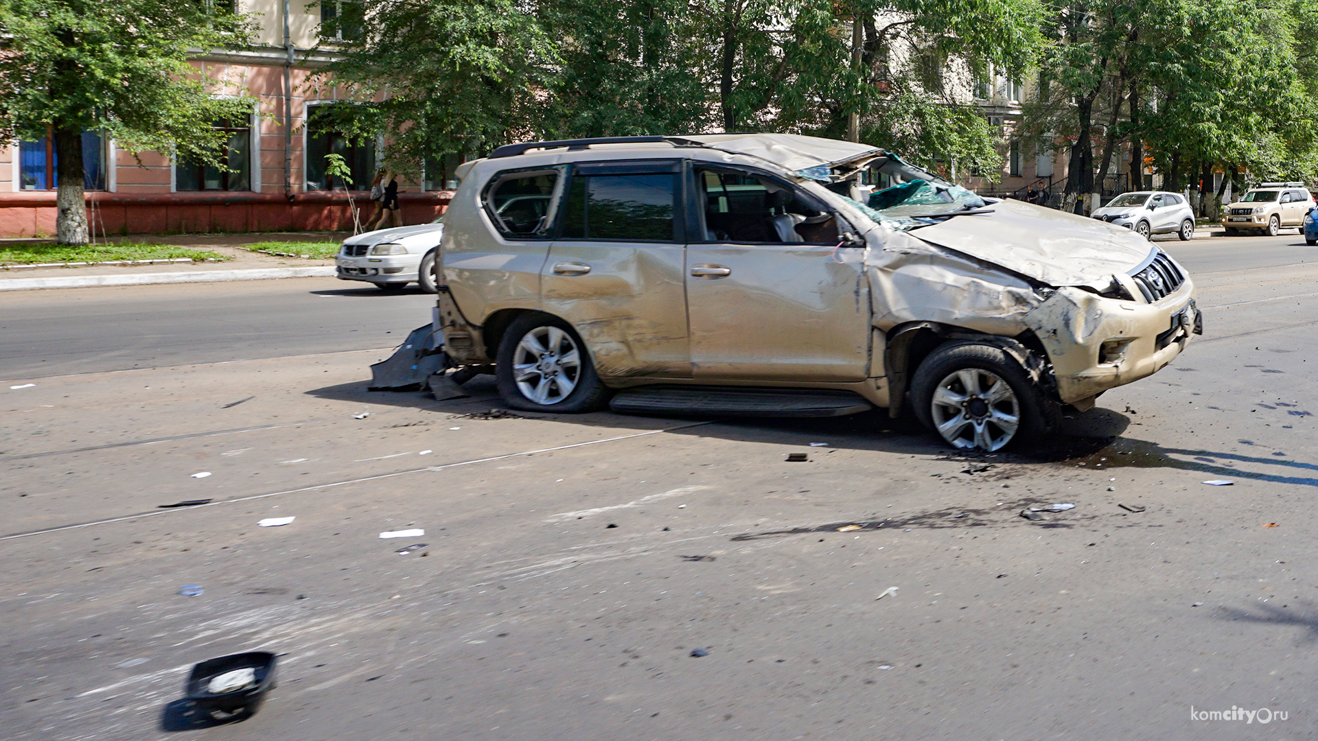 Подробности аварии на Мира: 16-летний водитель, катавшийся на папином внедорожнике, попал в реанимацию