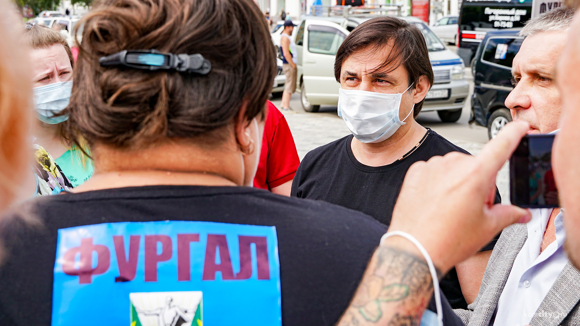 Александр Жорник рассказал, почему вышел к протестующим в прошлую субботу