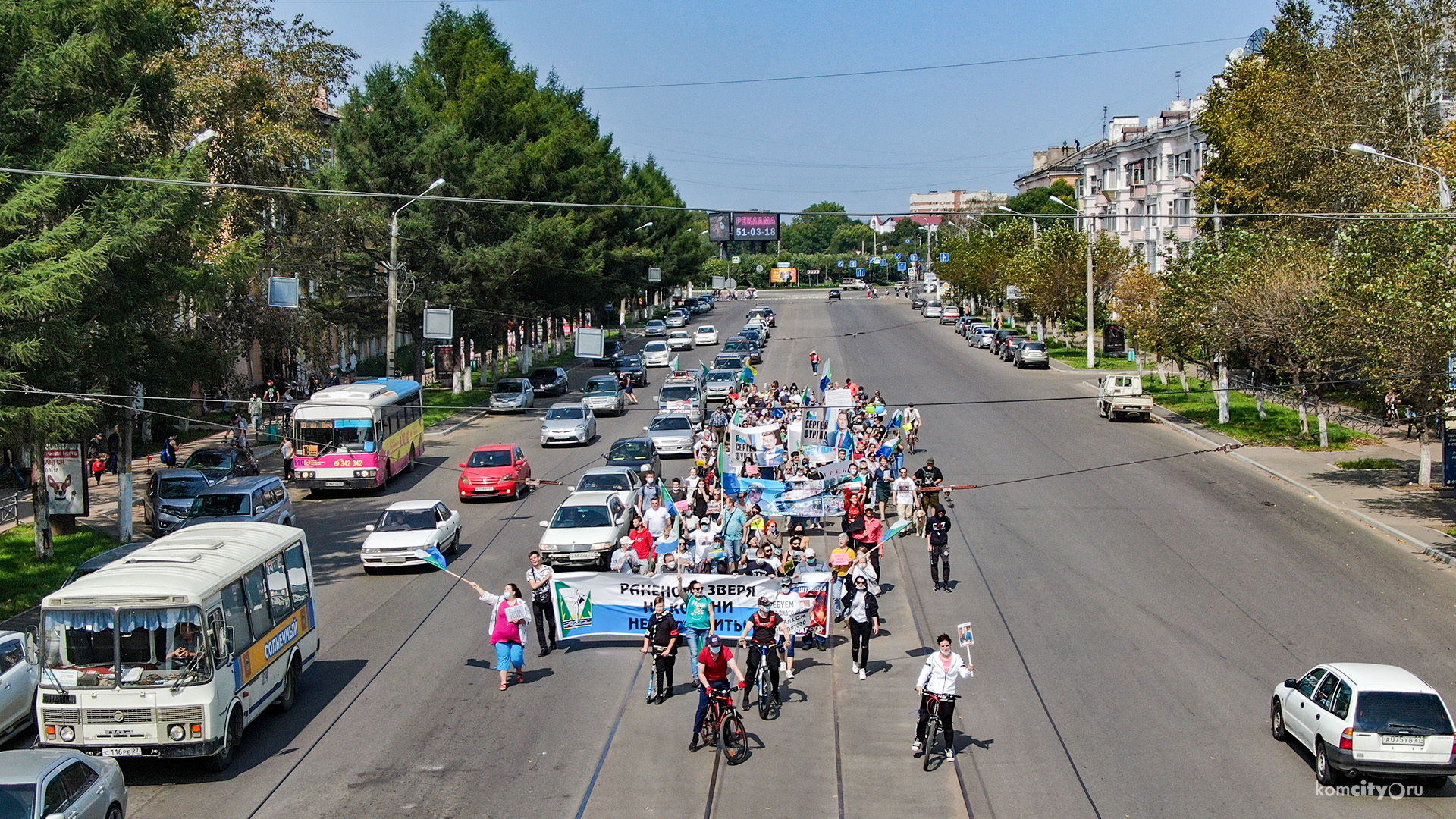 «Восток — дело тонкое»: седьмая протестная суббота в Комсомольске