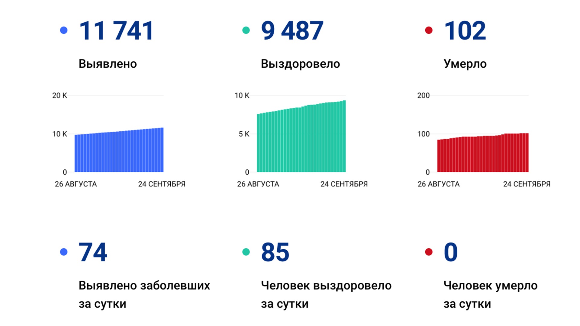 74 новых случая коронавируса подтвердили за сутки в Хабаровском крае