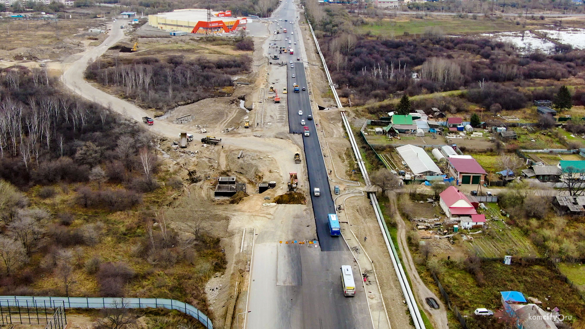 На Комшоссе открыли сквозное движение через Тёплый ключ