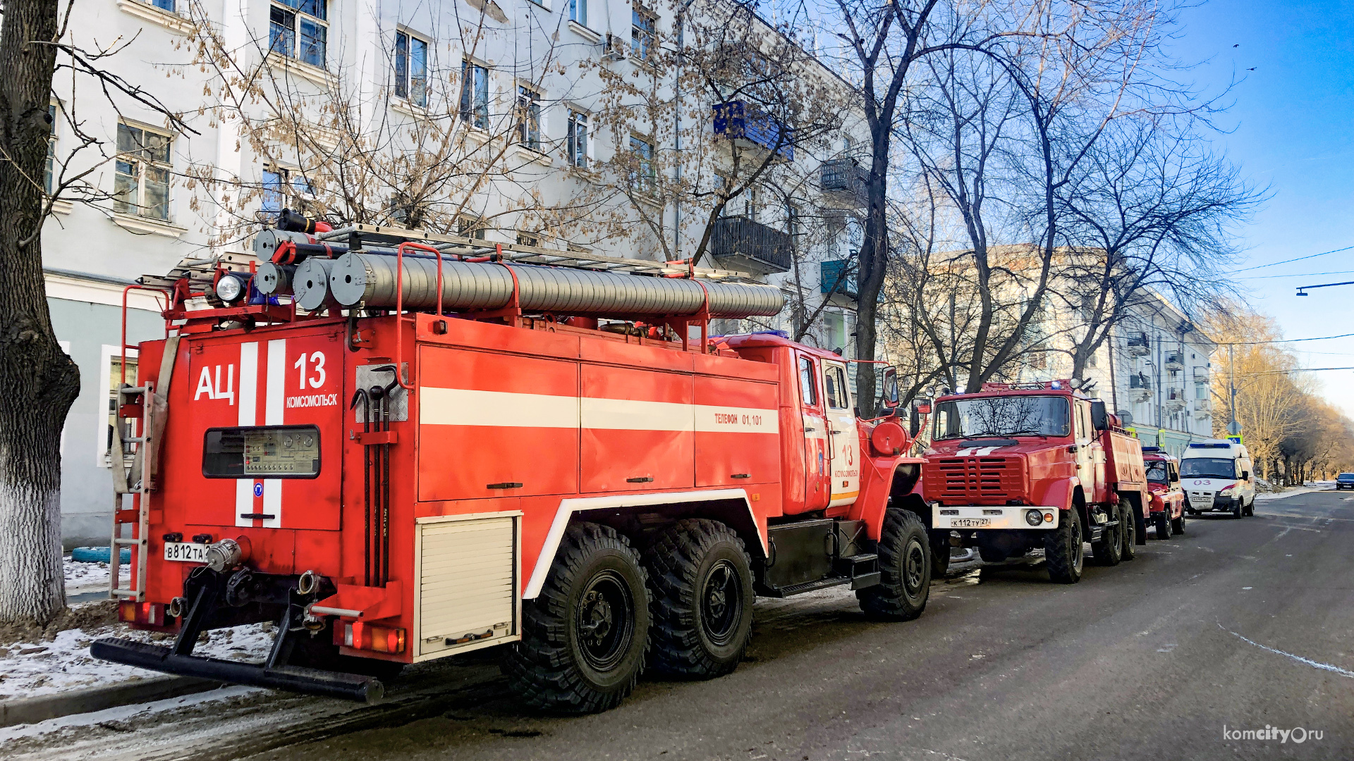 В результате пожара на Калинина погиб жилец общежития