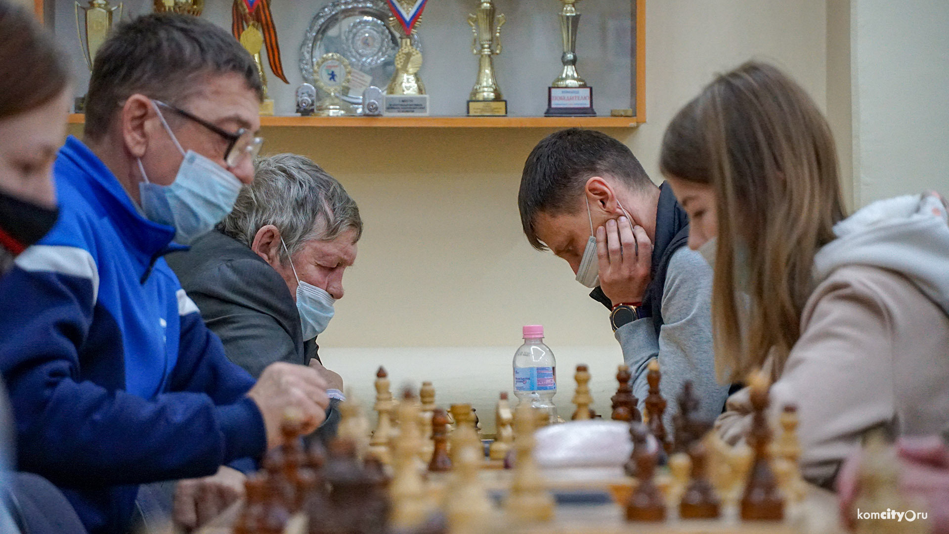 Новогодний блиц-турнир состоялся в городском шахматном клубе