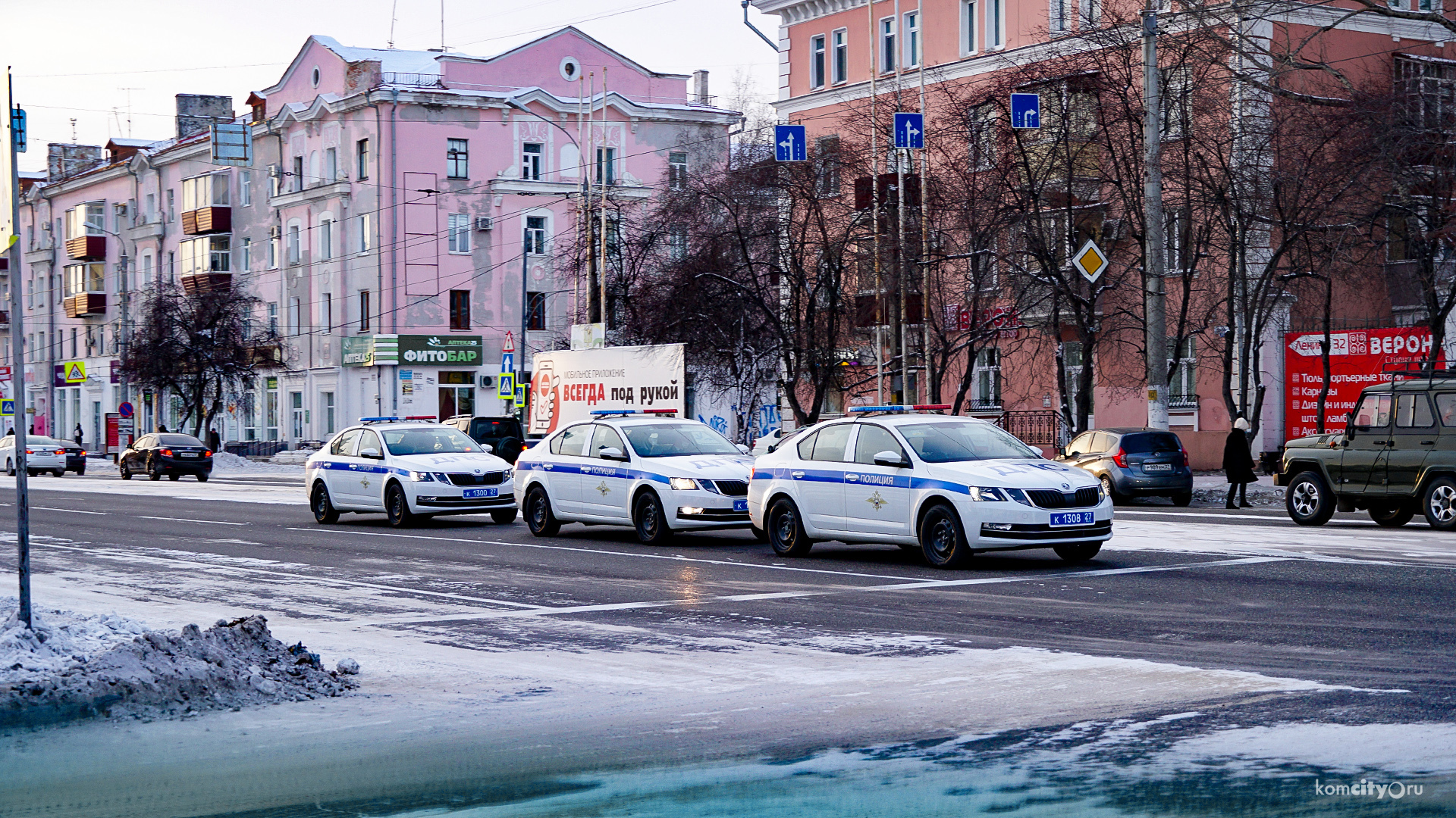 Ещё 18 новеньких «Шкод» получила Госавтоинспекция Комсомольска