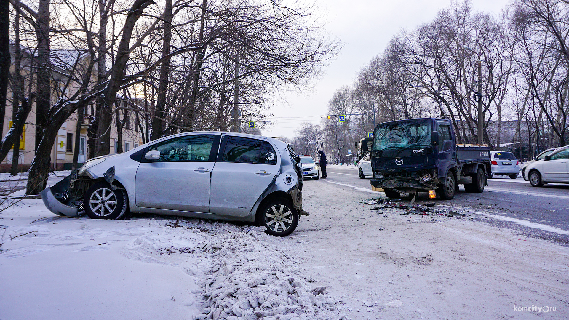 Два человека получили вчера травмы на дорогах Комсомольска