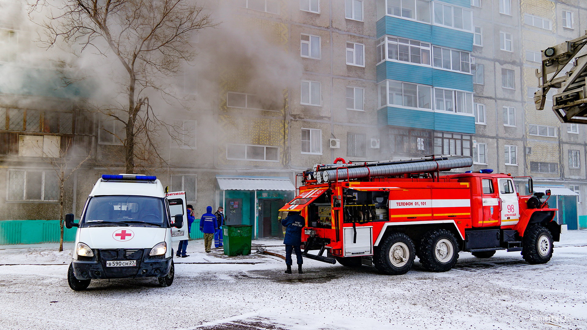 Пожилая женщина погибла в пожаре на Вокзальной