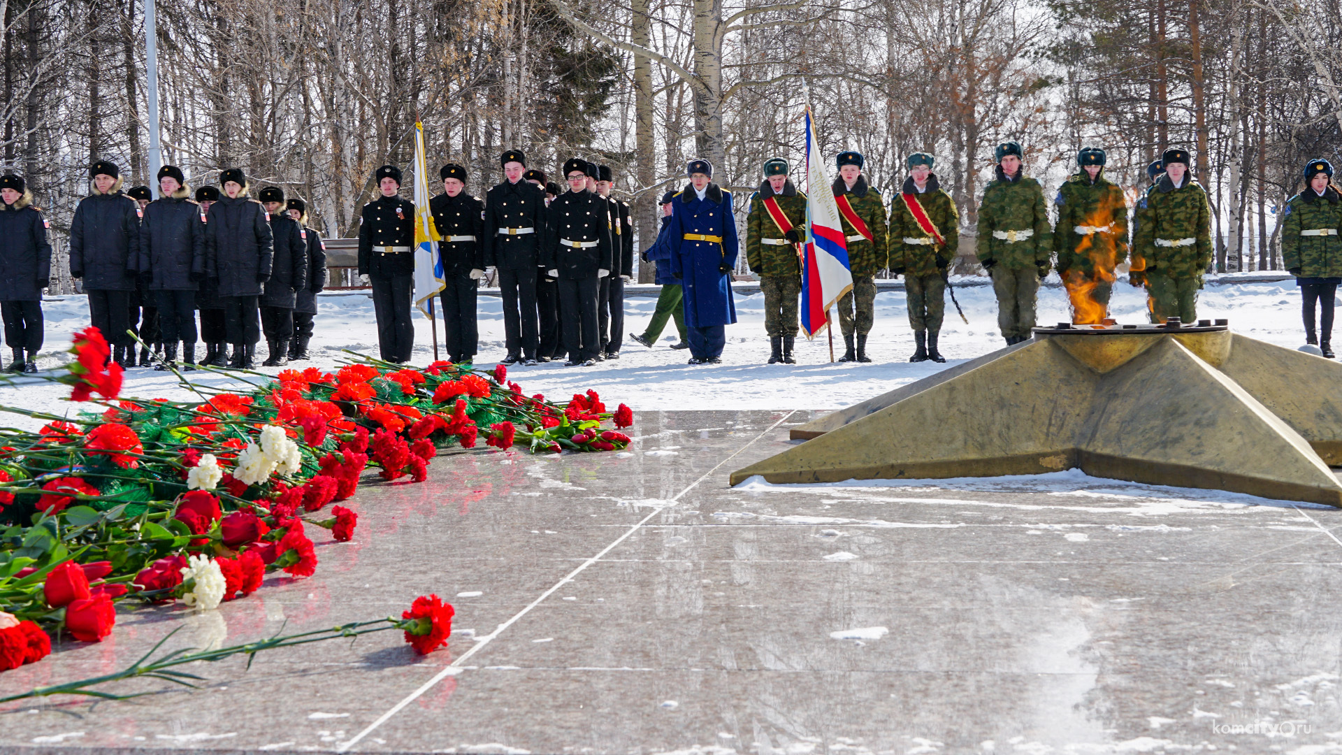 На Мемориале провели акцию «Защитим Память Героев»