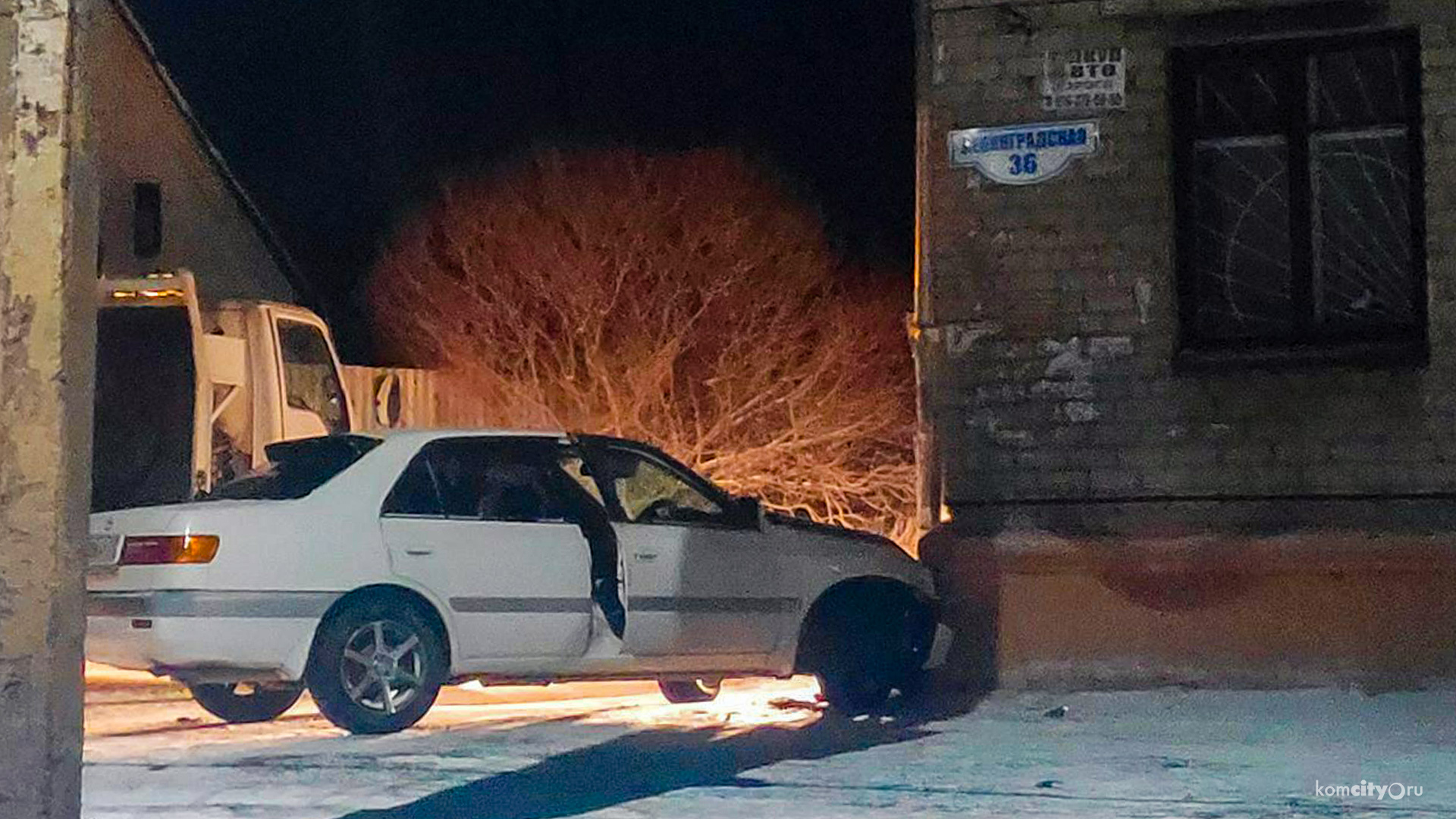 В Комсомольске нашли угонщика, недоехавшего домой на чужой машине