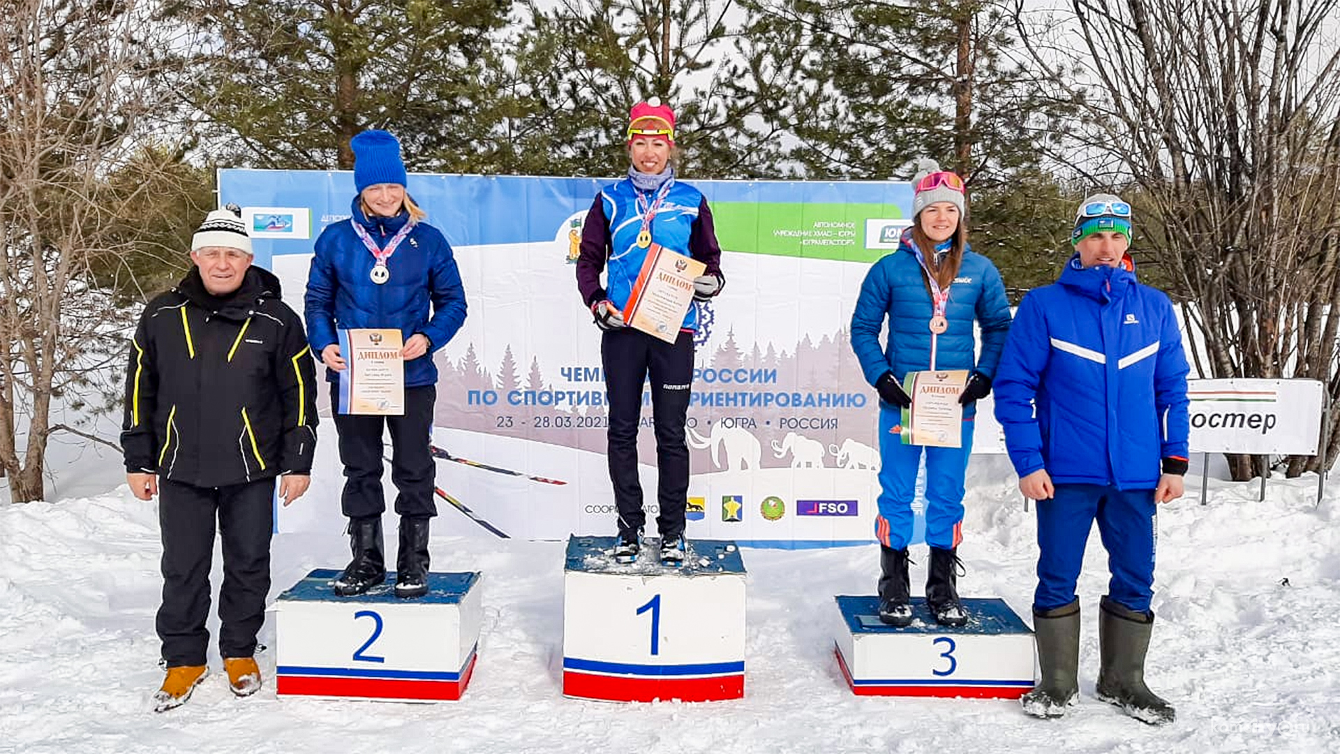 Комсомольчане стали триумфаторами чемпионата России по спортивному ориентированию на лыжах