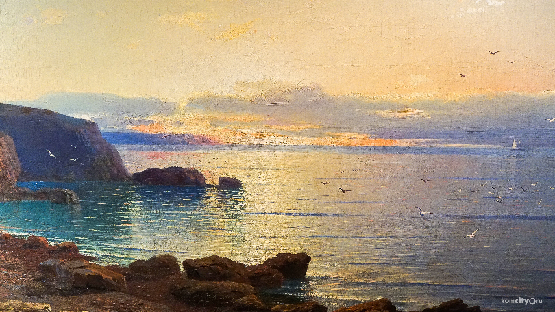 Выставка морских и речных пейзажей XIX века открылась в Художественном музее