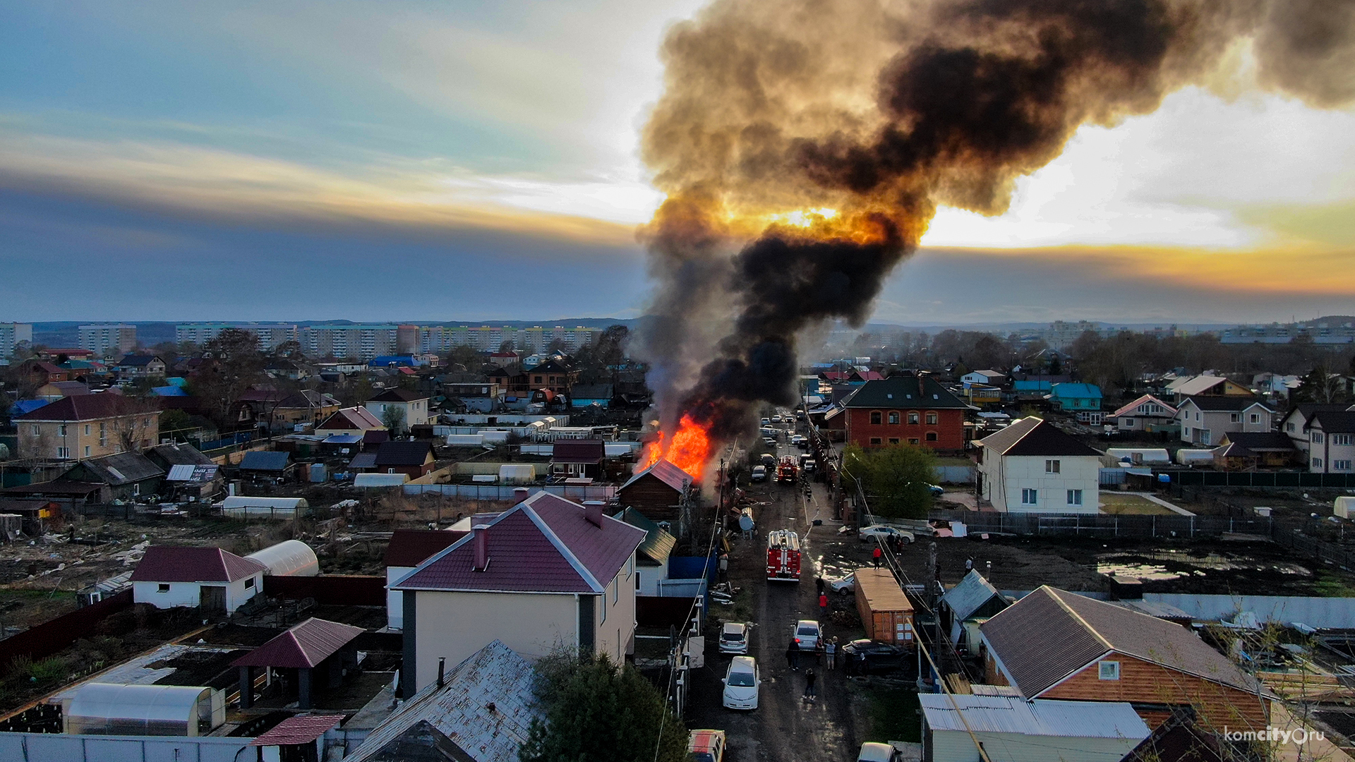 На Мылках сгорел частный дом