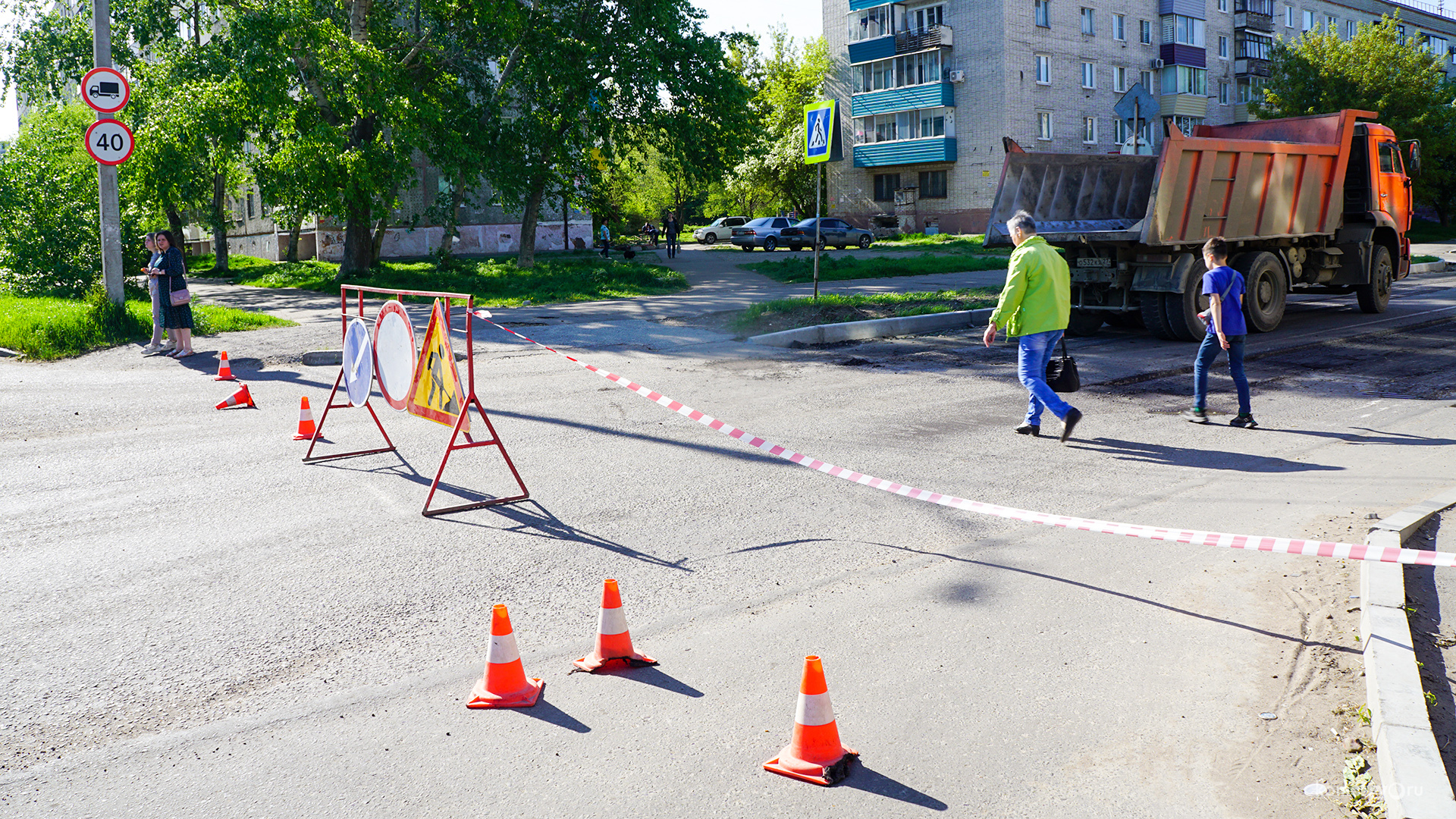 Ленинградскую между Дворцовым и Советской перекрыли на неделю