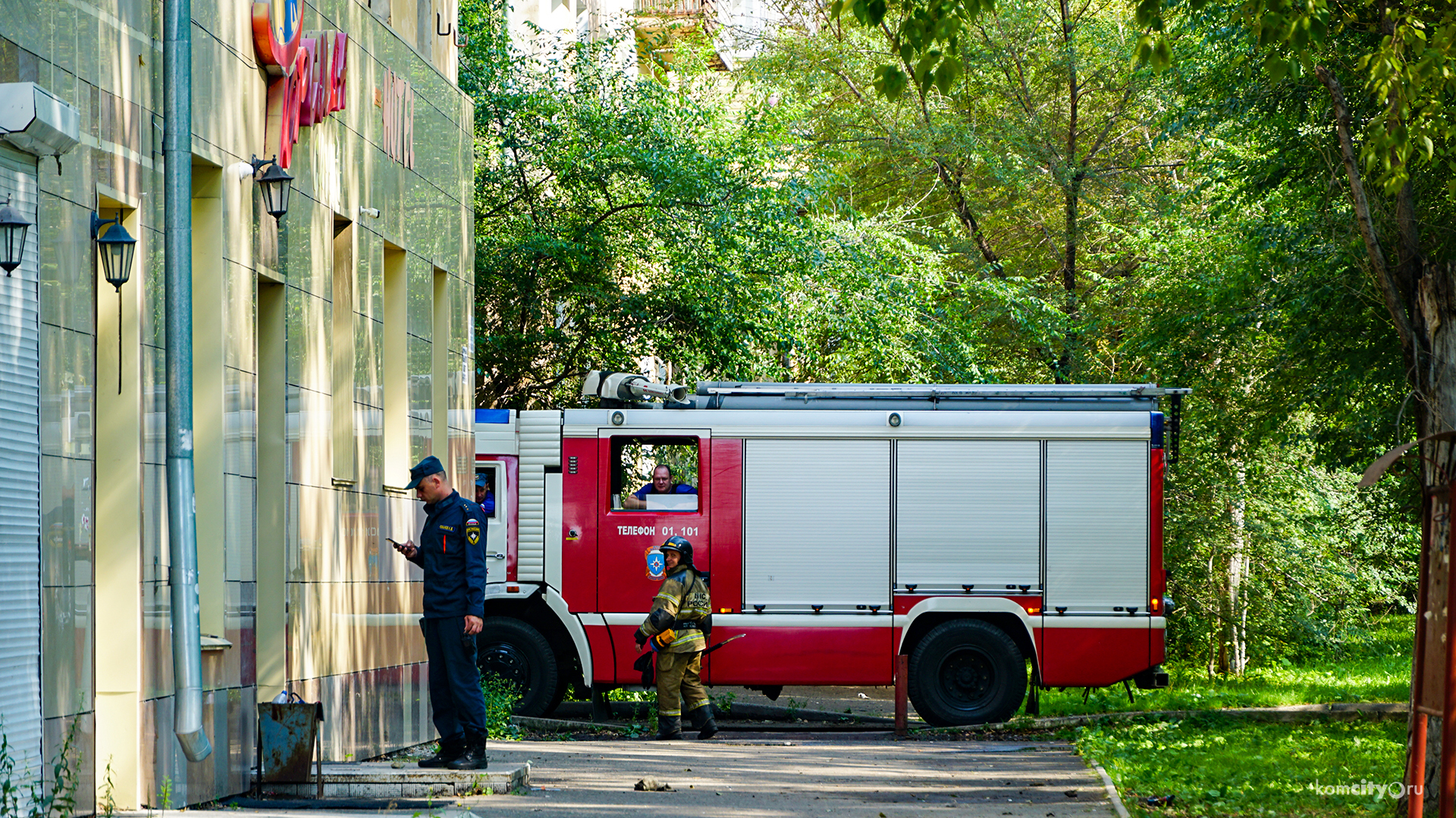 На Калинина сгорела сауна в подвале жилого дома