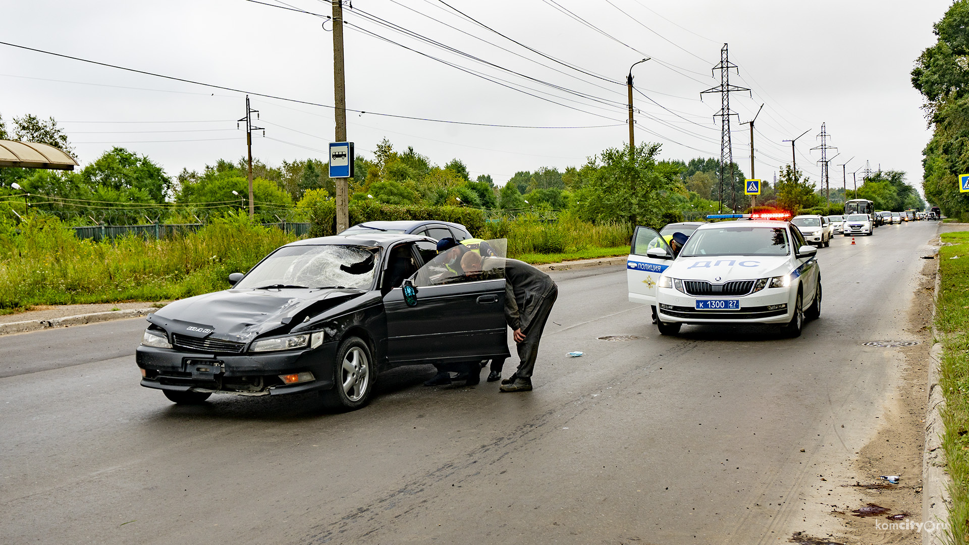 На Ленинградской Марк-2 сбил пешехода