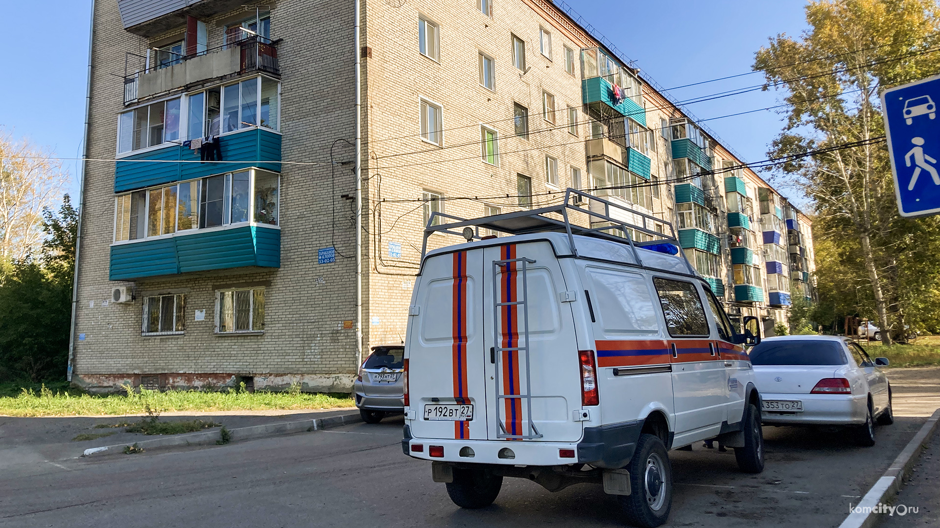 Подросток надышался дымом в пожаре на проспекте Победы