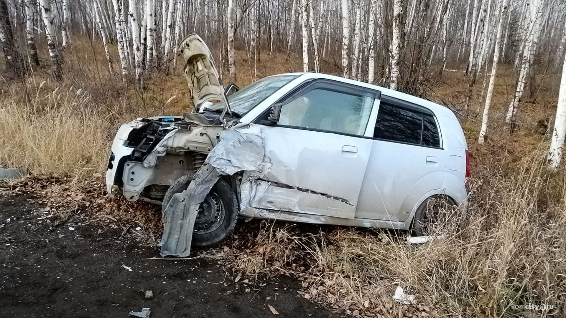 В тройном ДТП на Севером шоссе пострадали два человека