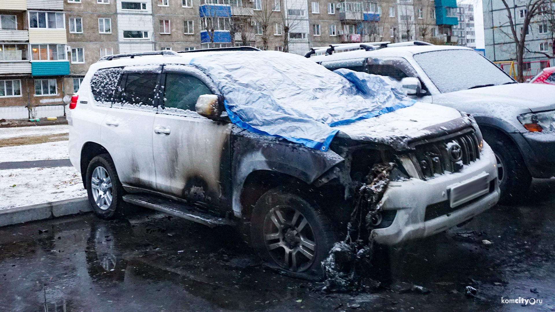 В Комсомольске поймали поджигателя, из зависти спалившего чужой Крузер