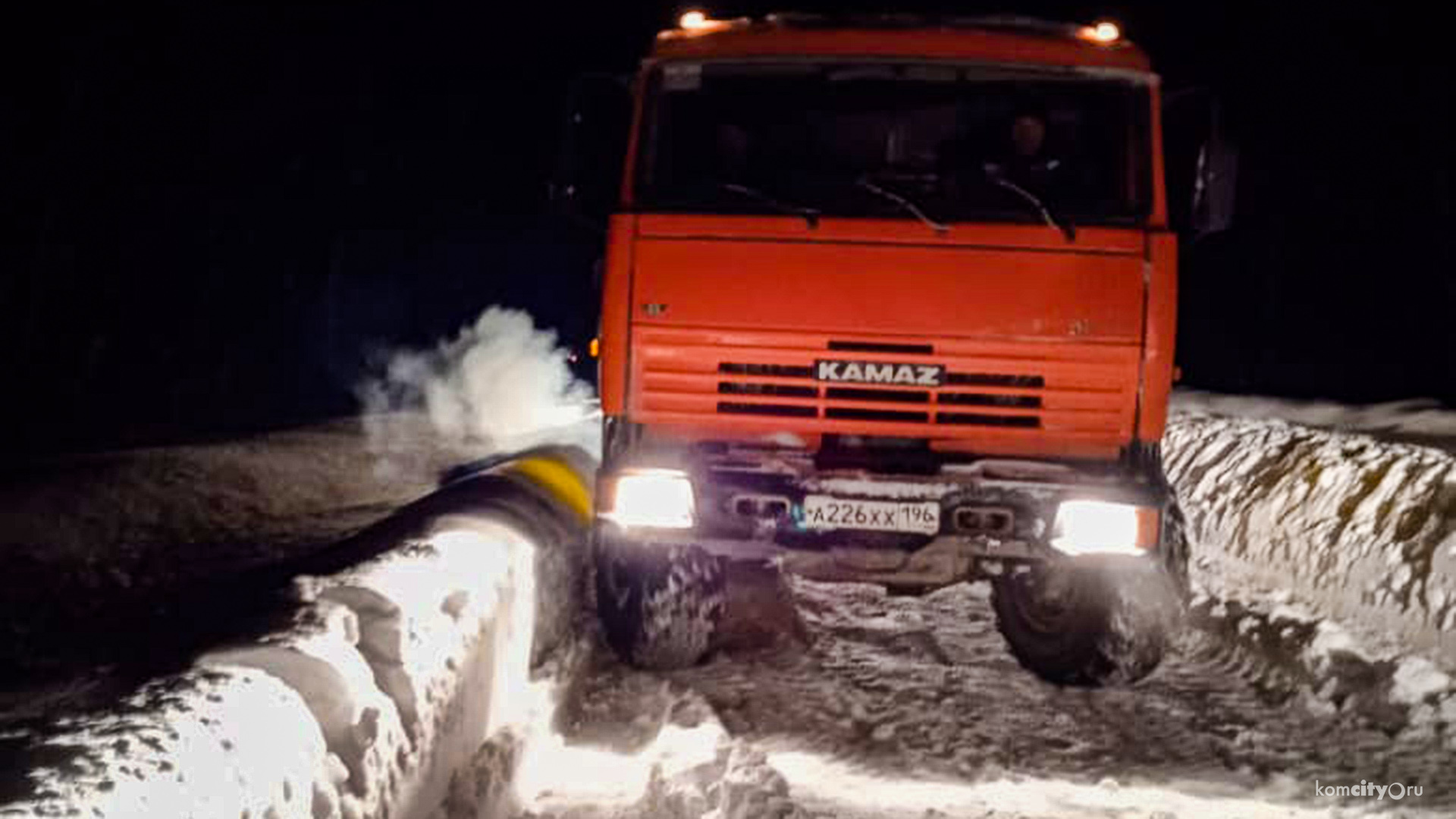 Затор на трассе Комсомольск — Берёзовый рассосался, оказывается он уже не первый за этот циклон