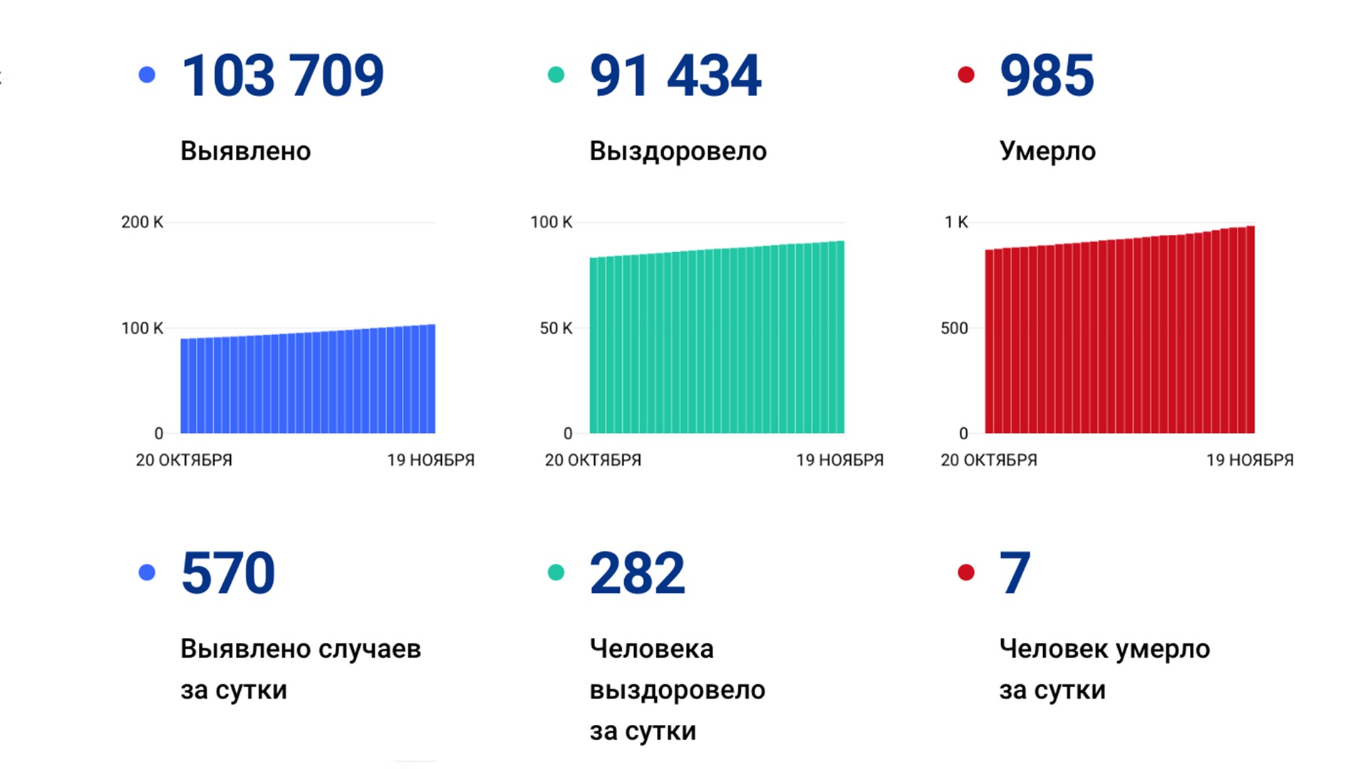 570 новых случаев «короны» выявили за сутки в Хабаровском крае