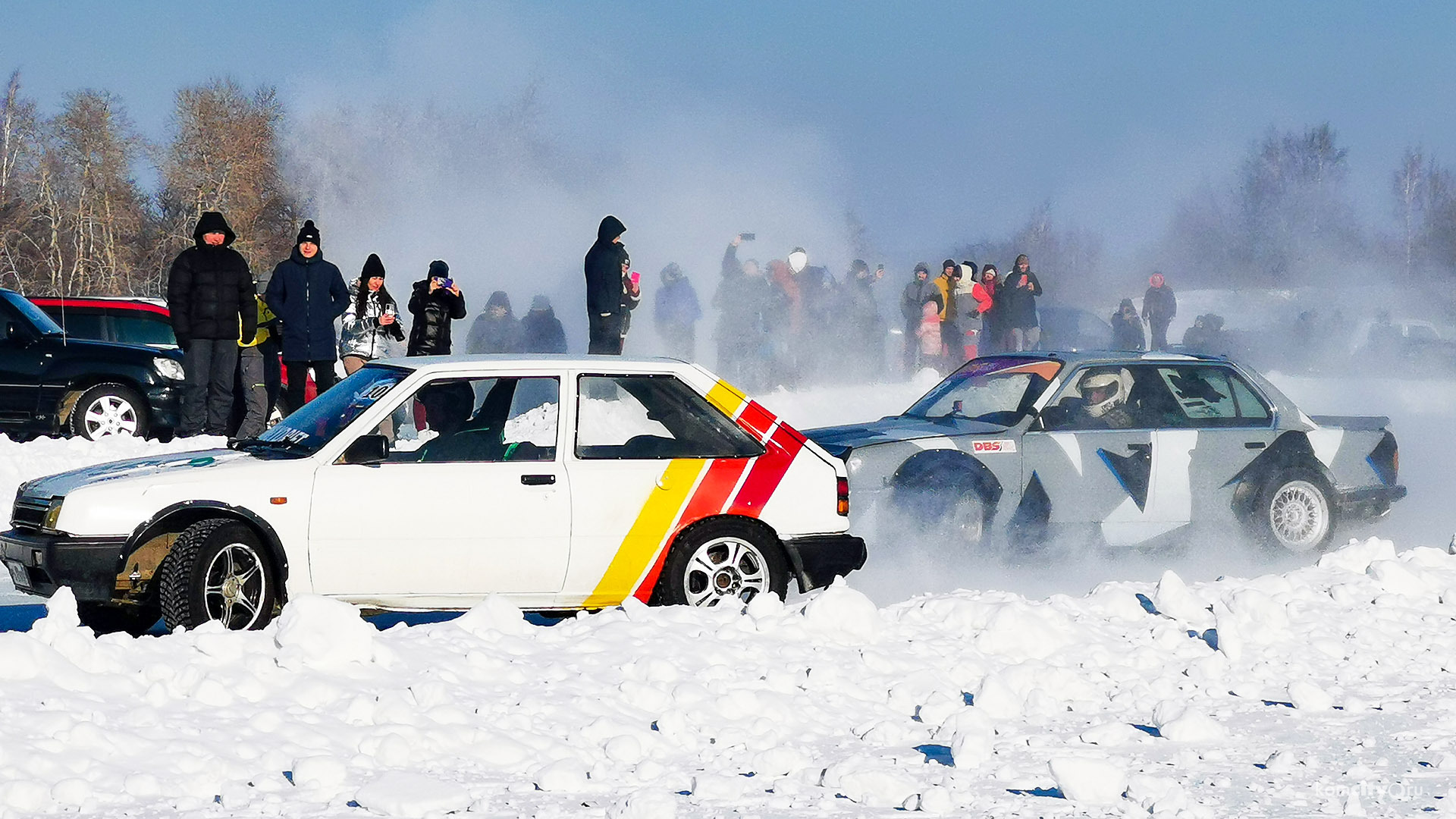 Первый этап чемпионата по дрифту «Winter Drift 2022» прошёл в Комсомольске