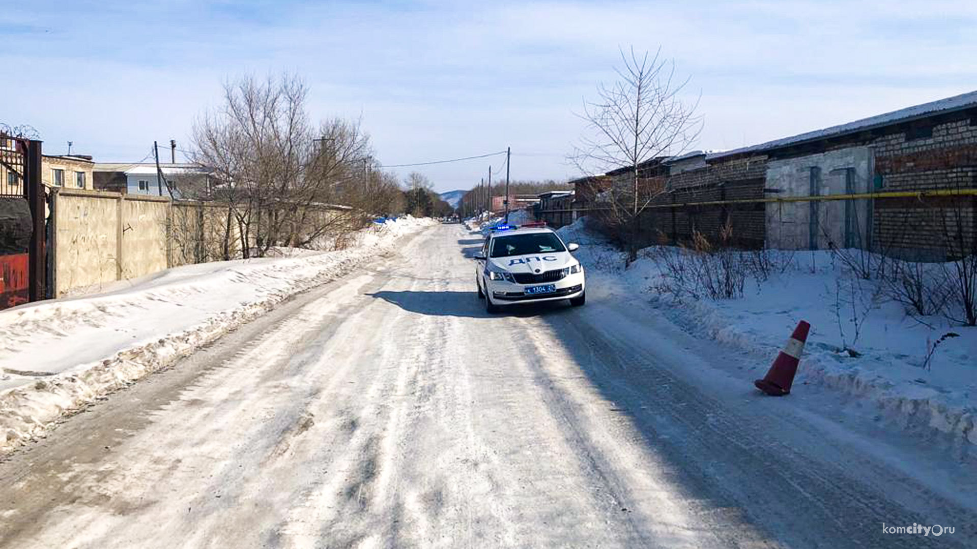 В Комсомольске разыскивают водителя, сбившего пешехода на Машинной