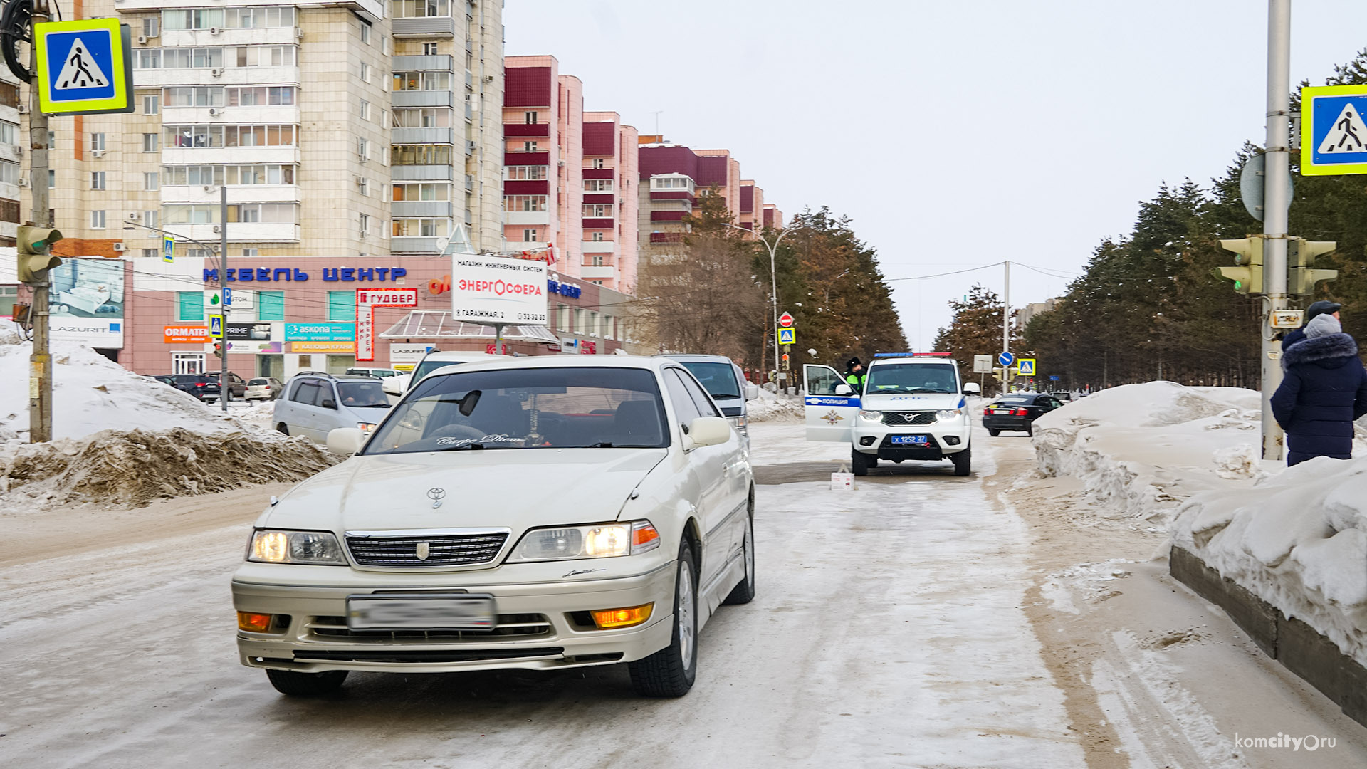 На Аллее Труда Марк-2 сбил пешехода