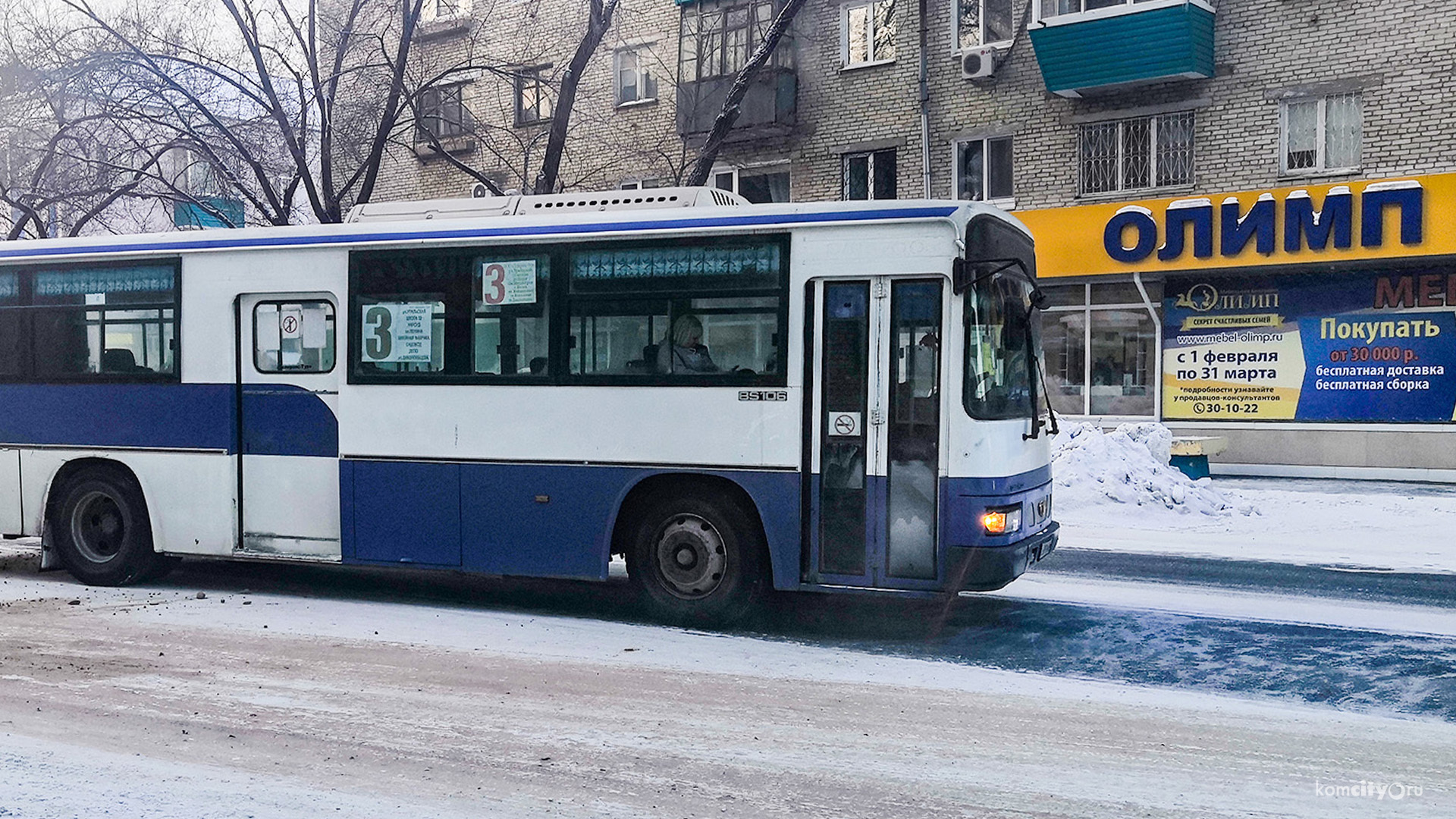 Все автобусы, включая 14, вышли утром на линию