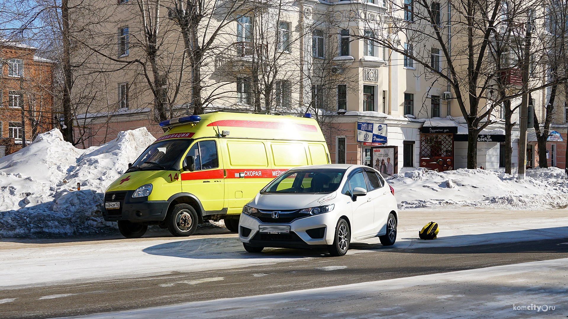 На Мира школьник попал под колёса Фита