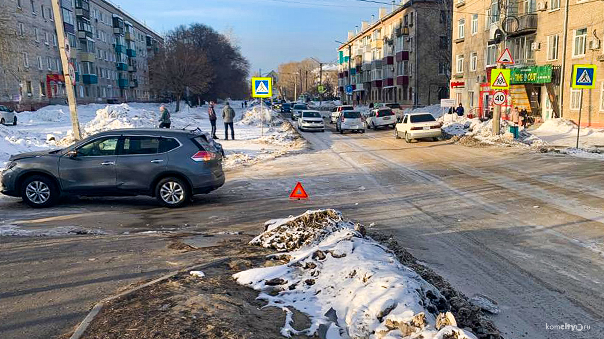 В столкновении на Ленинградской пострадал пассажир