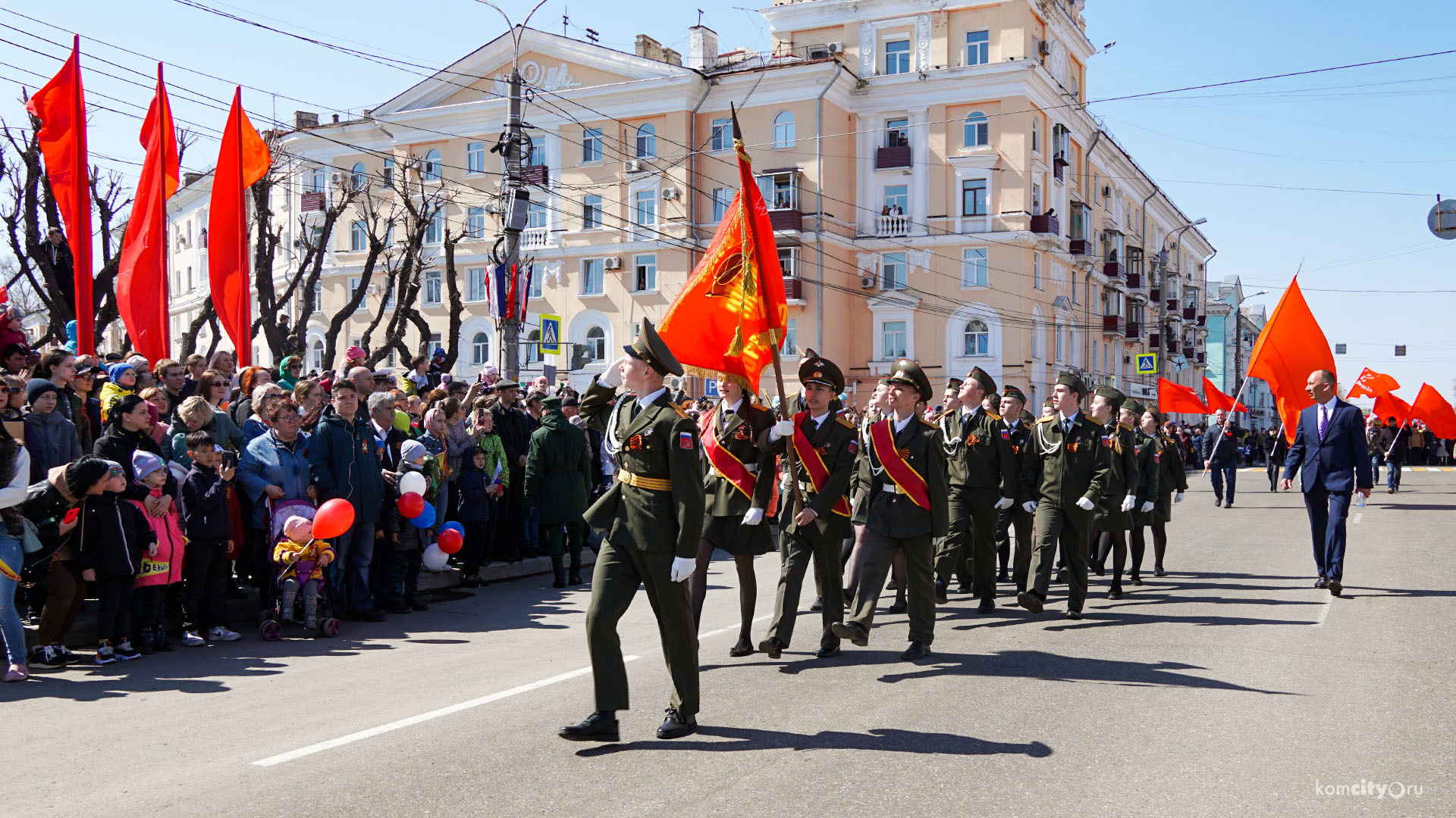 Марш Победы в Комсомольске — Фоторепортаж от Komcity.ru