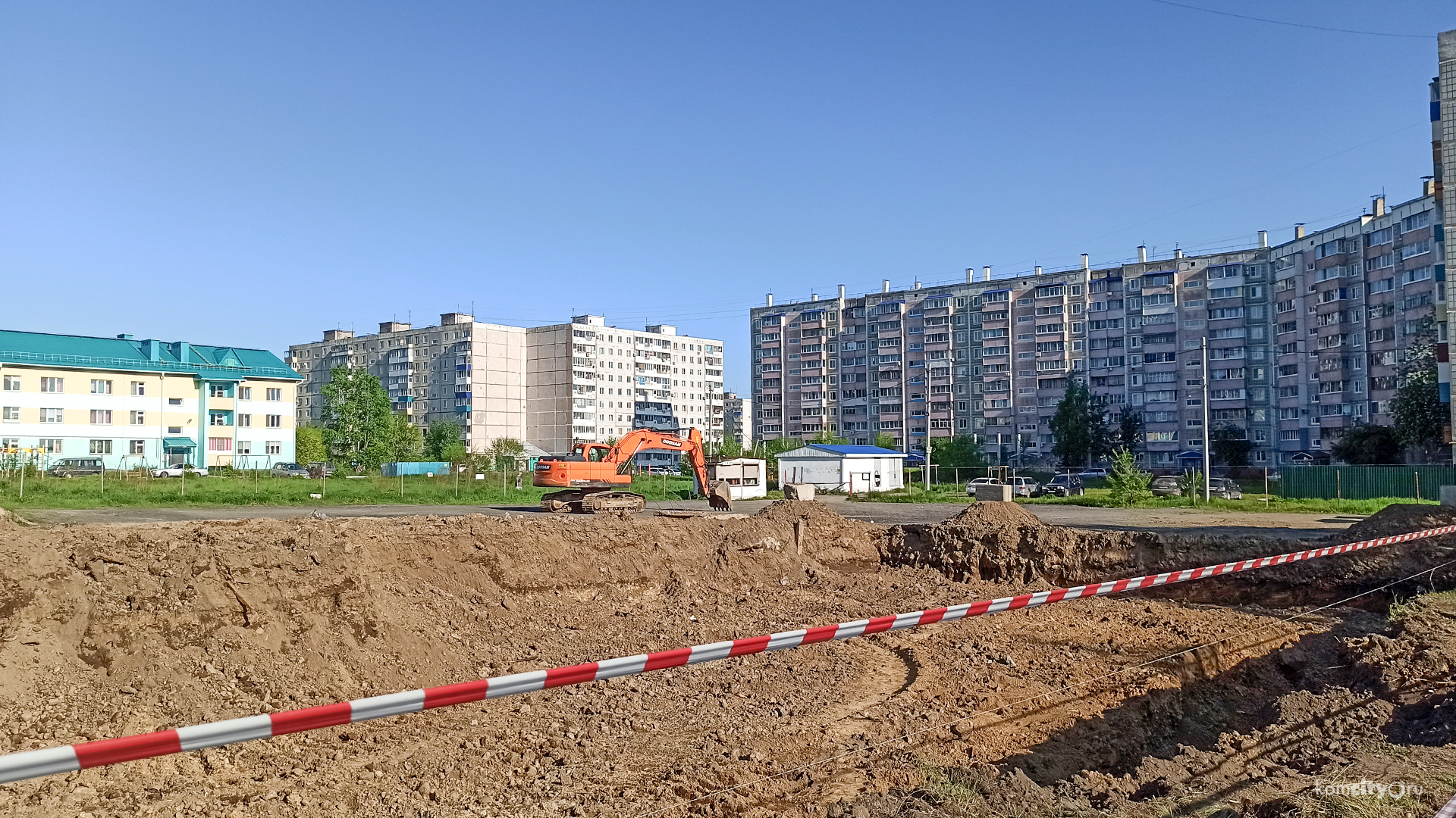 На Московском начали строить восьмиэтажку для расселения «деревяшек»