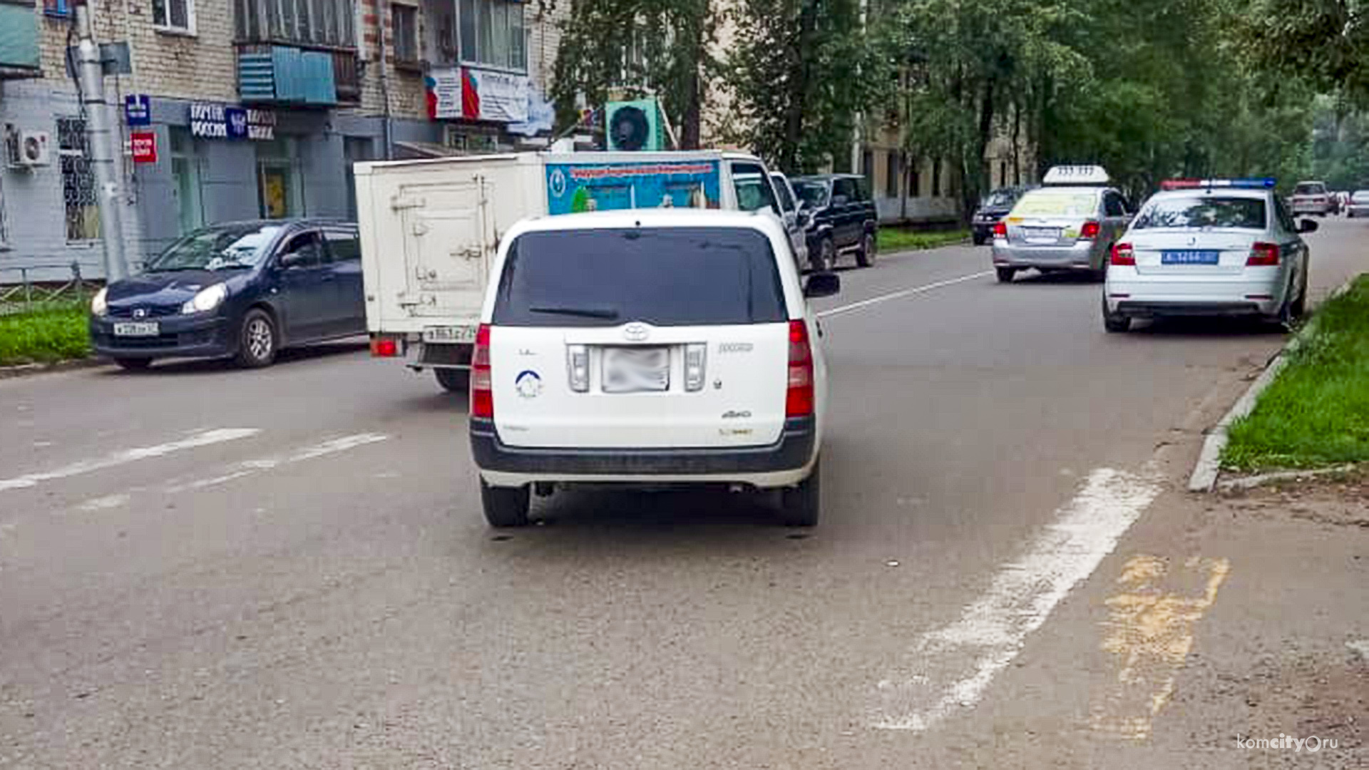 На Комсомольской сбили женщину, переходившую дорогу по пешеходному перходу