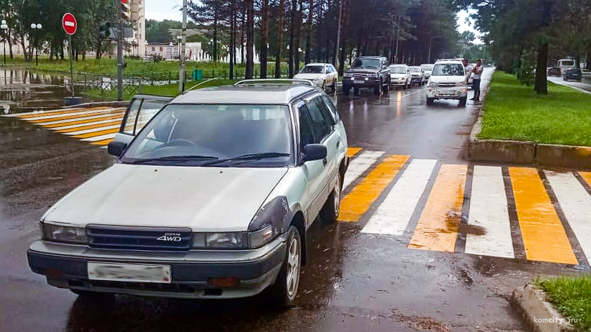 В столкновении на Аллее Труда пострадали два человека, включая ребёнка