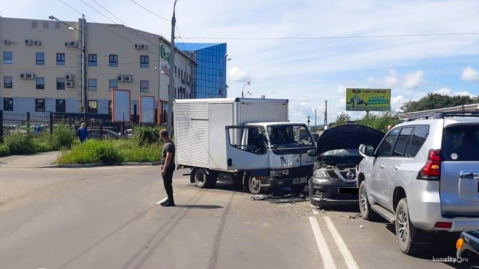 В столкновении на Вокзальной пострадал несовершеннолетний пассажир