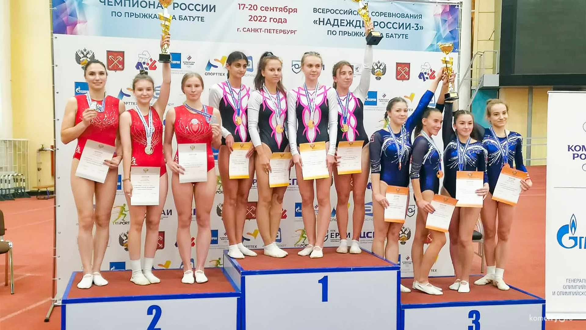 Наши батутисты завоевали «серебро» командного чемпионата России