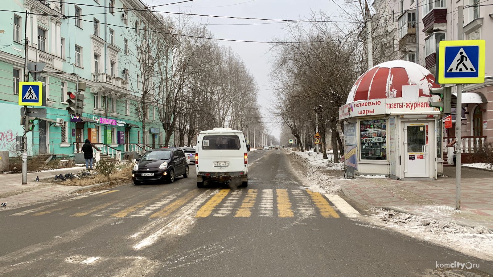 Школьник, перебегавший дорогу на красный, попал под колёса на Комсомольской