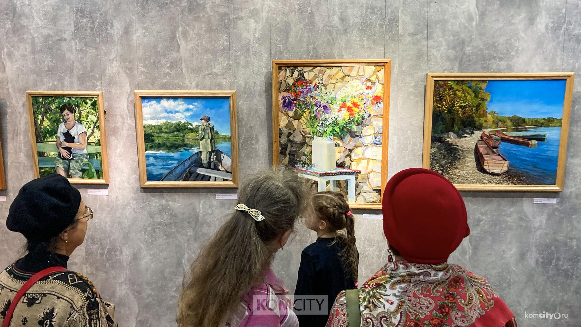 Деревенскую жизнь представила на персональной выставке художница Ольга Бескровная