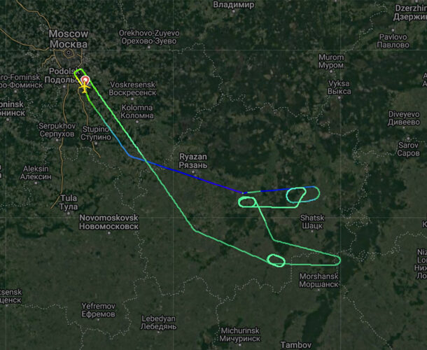 Суперджет ИрАэро опять не захотел в Армению и два часа кружил над Рязанью