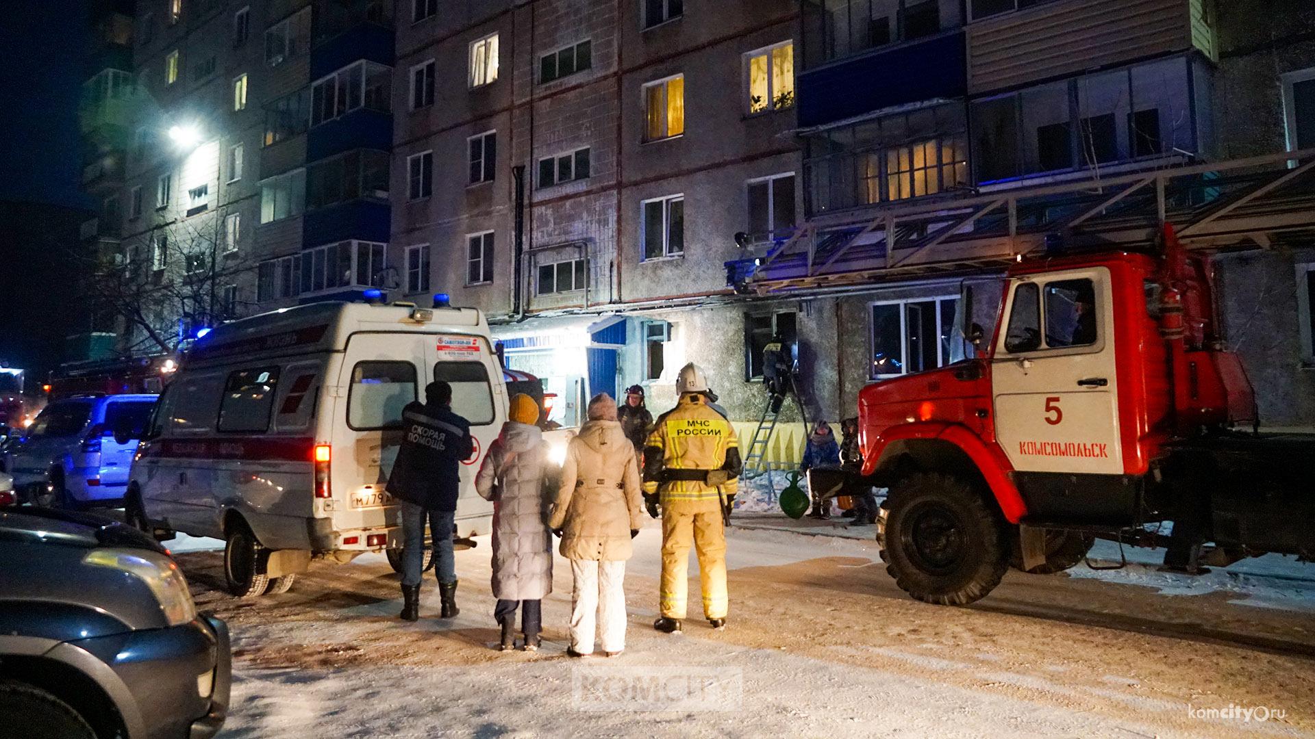 Пострадавший в пожаре на Московском скончался в больнице