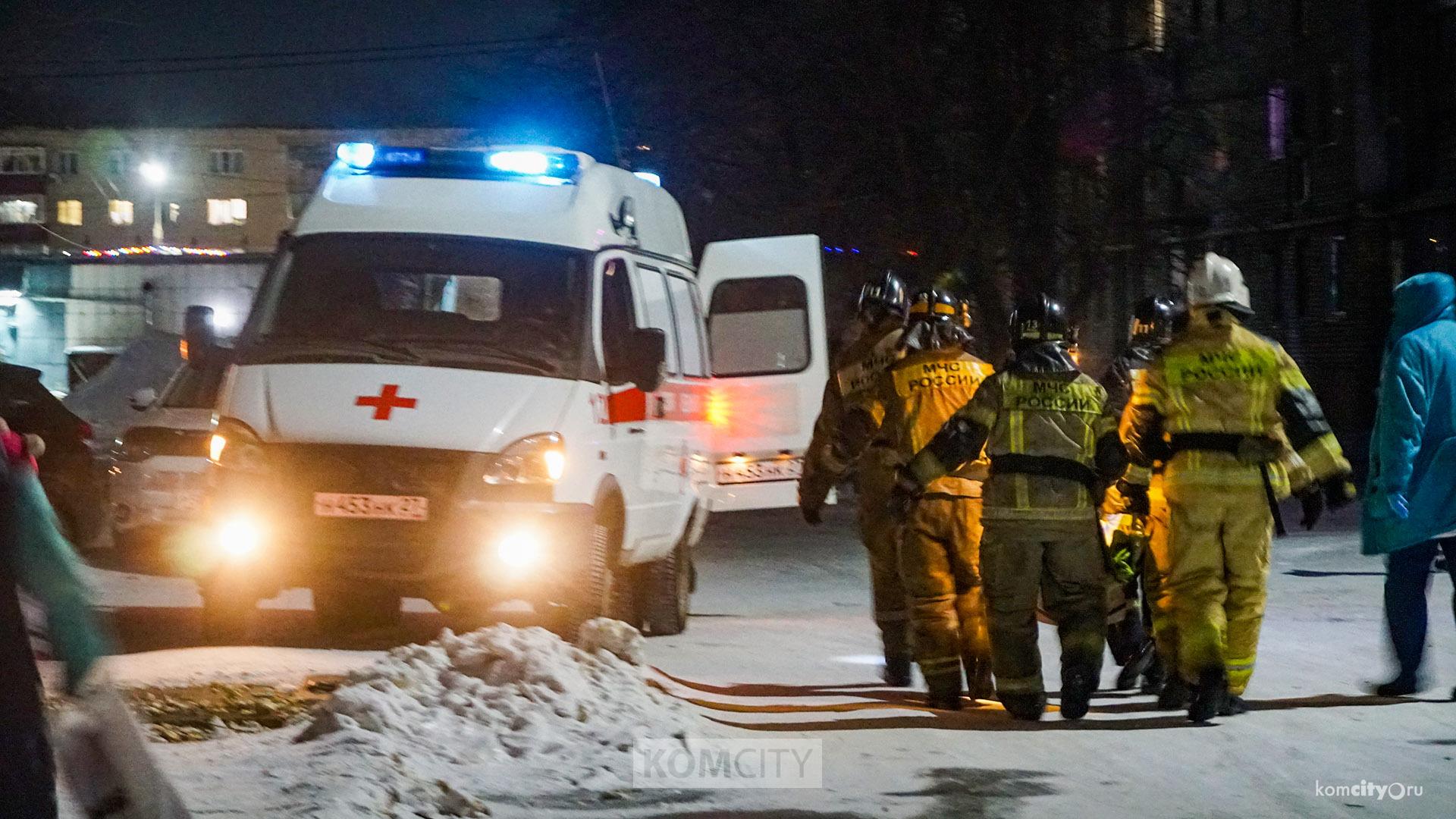 Минимум двое человек пострадало в пожаре на Московском, один из них в крайне тяжелом состоянии