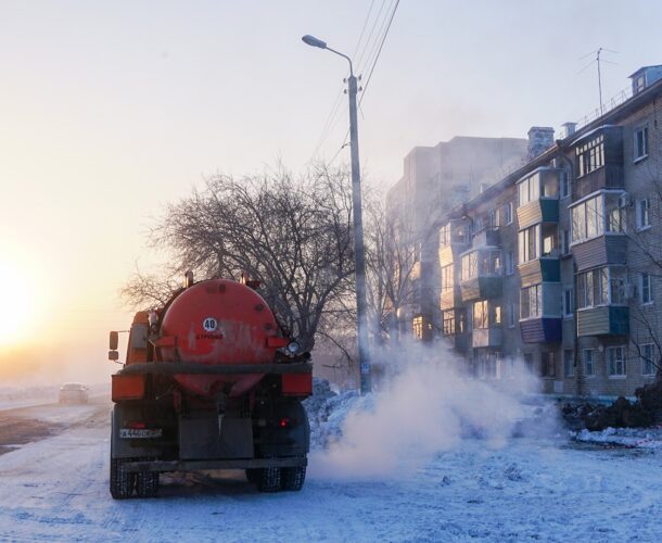 Из-за порыва водовода восемь домов остались без воды