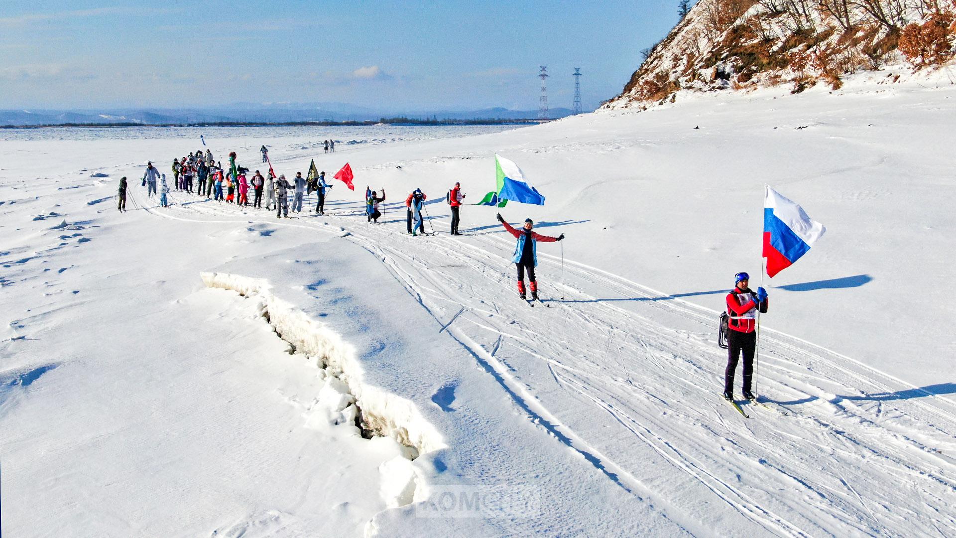 Ветер в лицо и собака-талисман — 150 километров прошли участники лыжного перехода «Лёд и пламя»