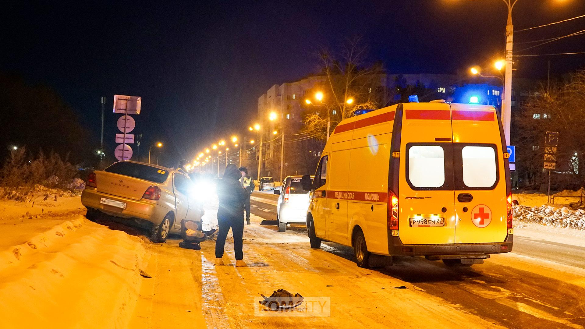 В столкновении на Дзержинского пострадали три человека